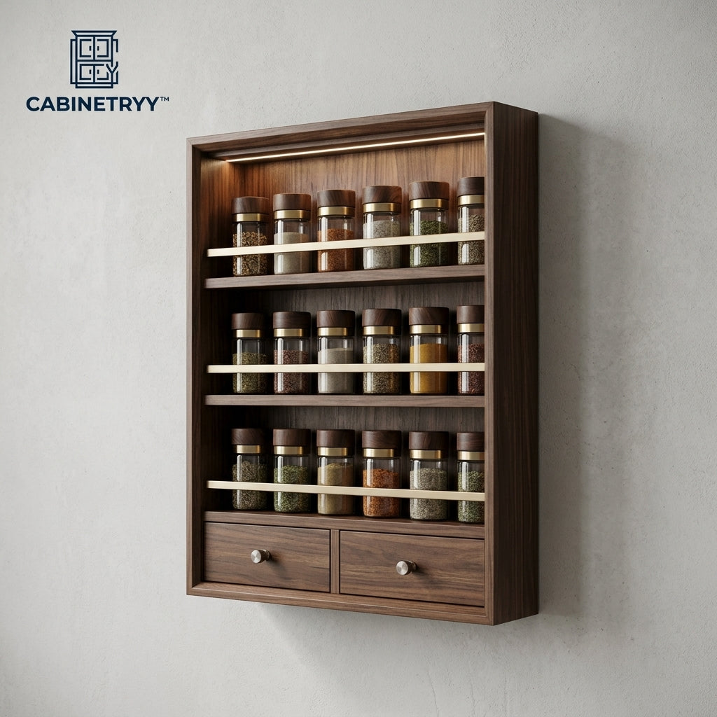 Cabinetryy™ HerbFrame Wall Spice Cabinet