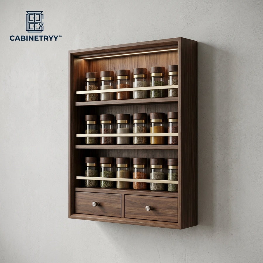 Cabinetryy™ HerbFrame Wall Spice Cabinet